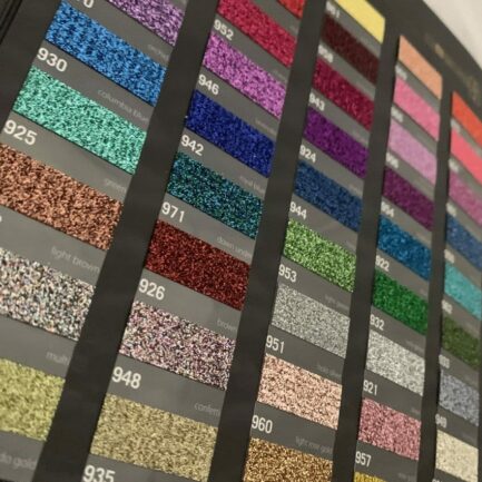 Stahls HTV Colour Card (CAD-Cut Glitter HTV Swatches)